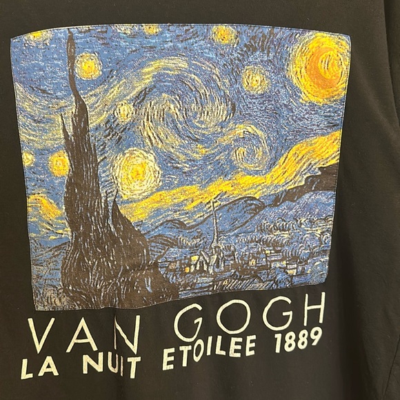 Vintage 90s VINCENT VAN GOGH Size M - Picture 5 of 9